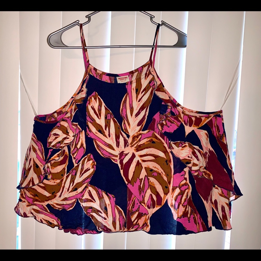 High Neck Tank Crop Top